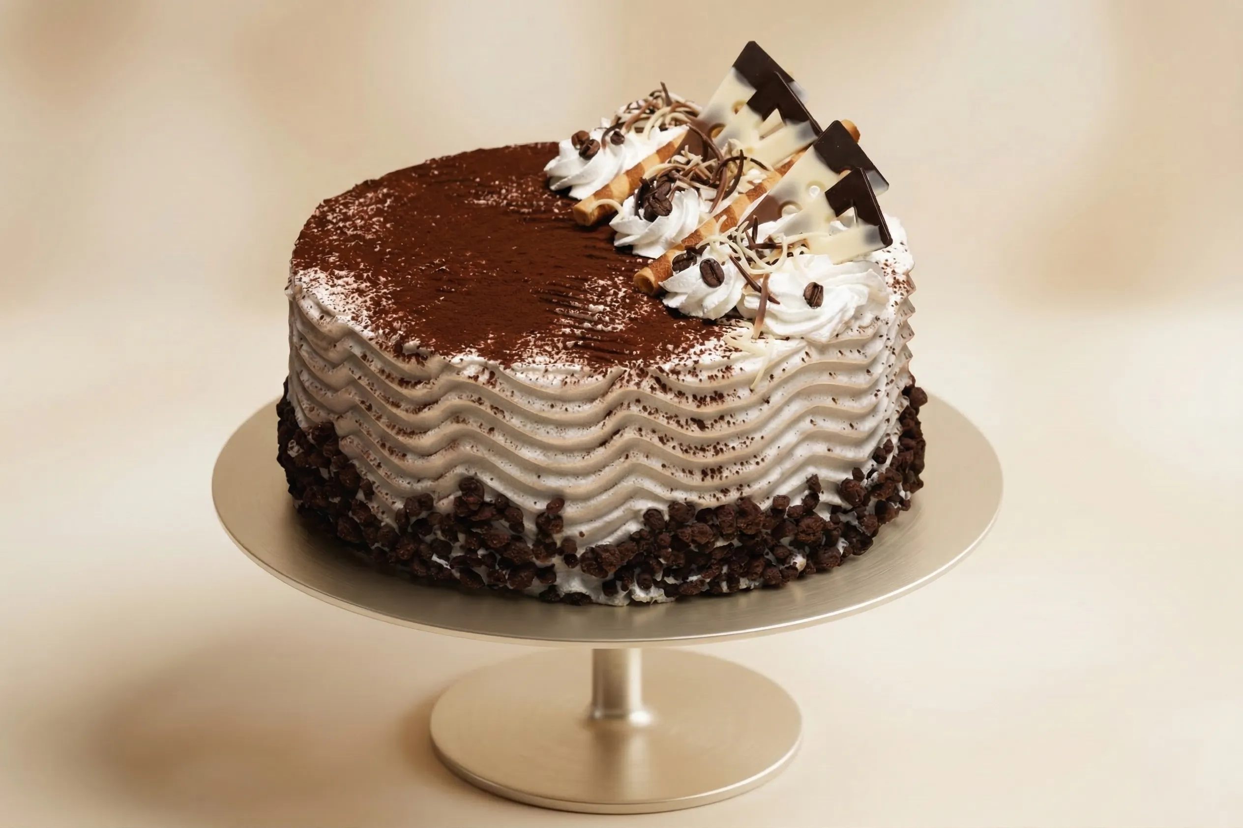 Tiramisu torta tejszínes