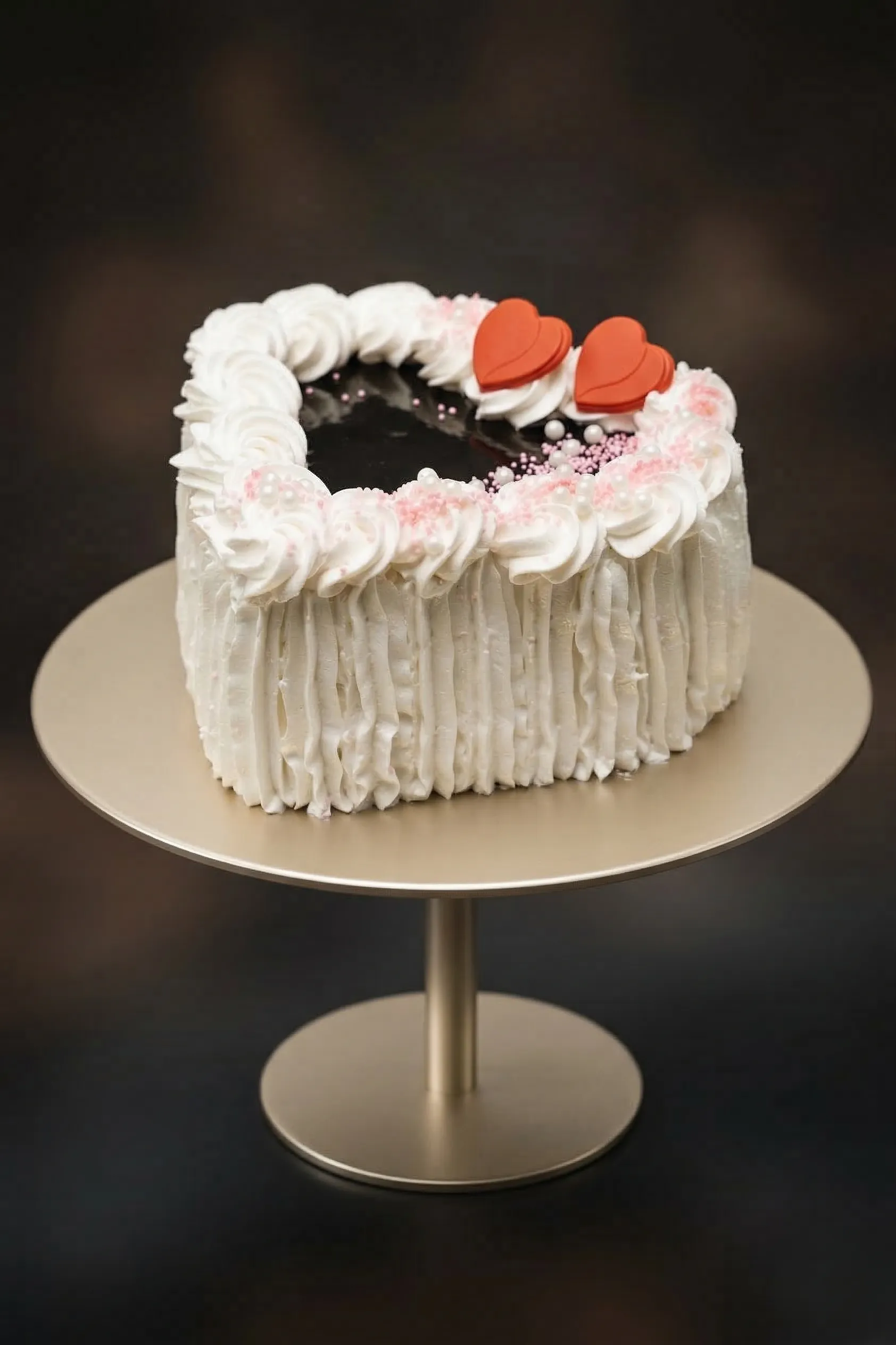 Szív ❤️  alakú torta csokis