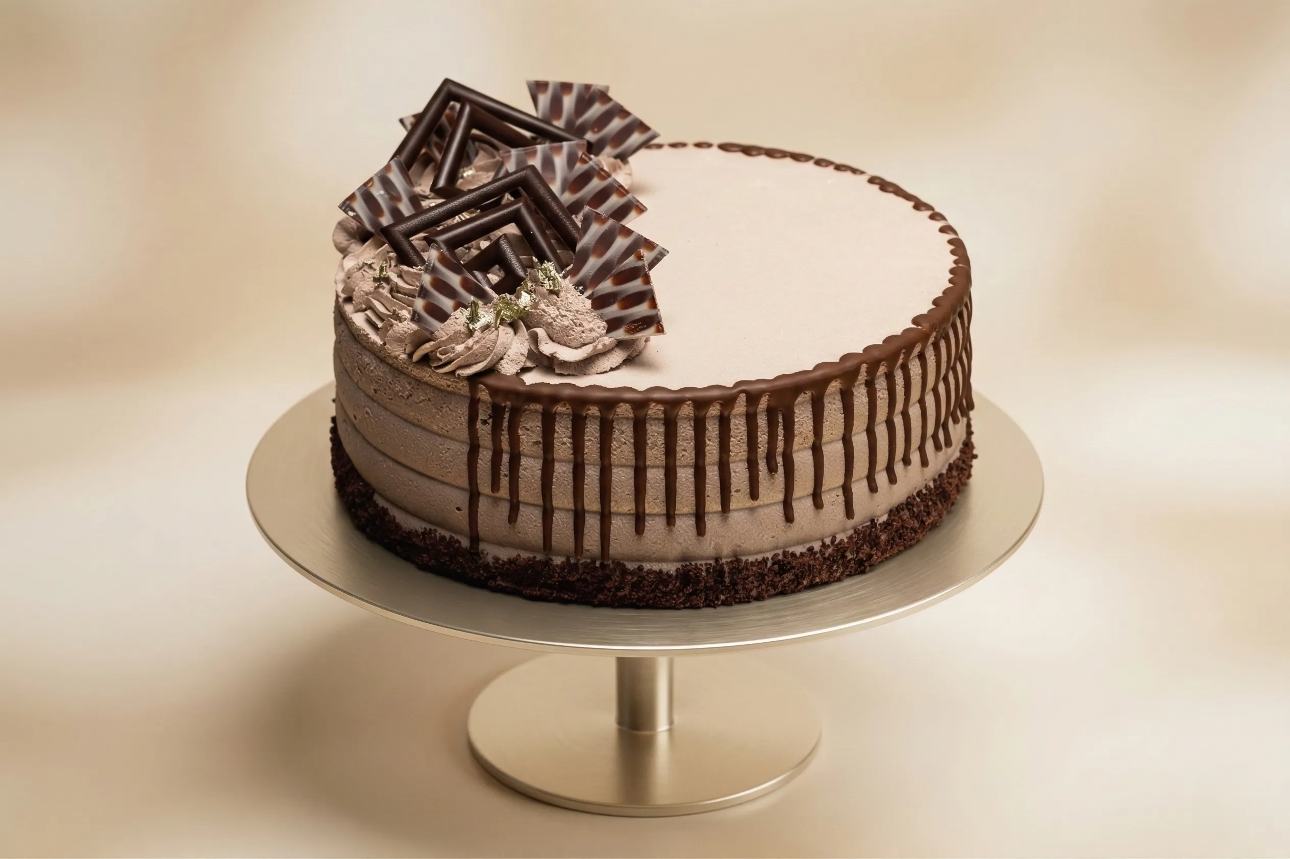 Csokoládé torta tejszínes