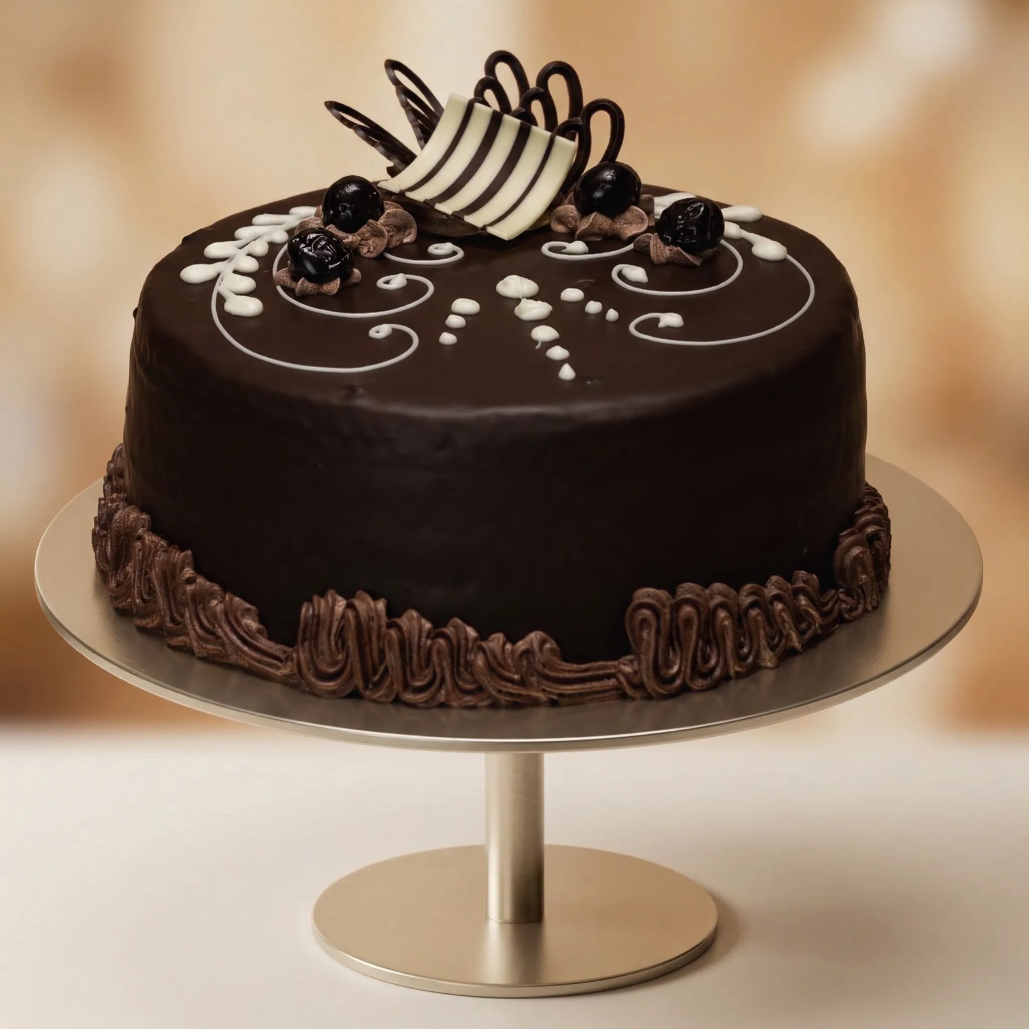 Csokoládé torta vajkrémes
